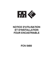 FAR FCN 5450 Notice D'utilisation