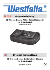 Westfalia 94 24 59 Manuel D'instructions