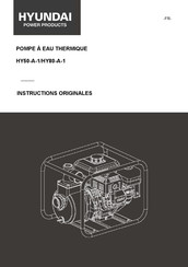 Hyundai power products HY50-A-1 Instructions Originales