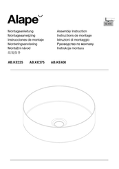 Alape AB.KE375 Instructions De Montage