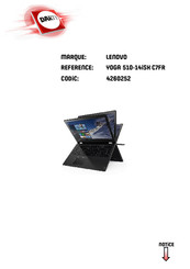 Lenovo YOGA 510-14ISK Guide De L'utilisateur