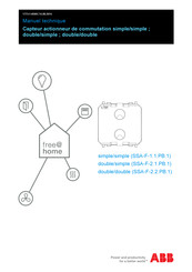 ABB Free@home SSA-F-1.1.PB.1 Manuel Technique