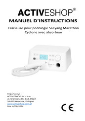 activeshop Saeyang Marathon Cyclone Manuel D'instructions