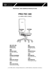 hjh OFFICE PRO-TEC 300 608500 Instructions De Montage