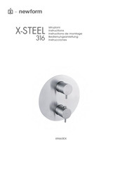 newform X-STEEL 316 69663EX Instructions De Montage