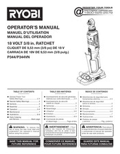 Ryobi P344 Manuel D'utilisation