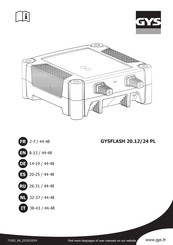 GYS GYSFLASH 20.12/24 PL Mode D'emploi