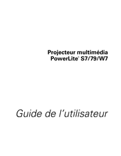 Epson PowerLite 79 Guide De L'utilisateur