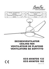 CasaFan ECO AVIATOS 162 Manuel D'utilisation