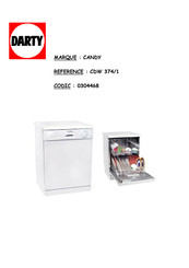 Candy CDW374-1 Mode D'emploi