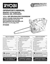 Ryobi RY40509 Manuel D'utilisation