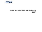 Epson EB-760Wi Guide De L'utilisateur