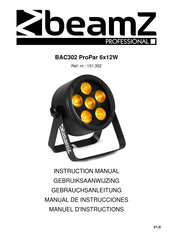 Beamz professional 151.352 Manuel D'instructions