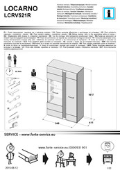 Forte LOCARNO LCRV521R Notice De Montage