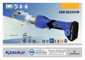 Klauke EKM 60/22CFM Mode D'emploi