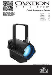 Chauvet Professional OVATION REVE F-3 IP Guide De Référence Rapide