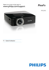 Philips PicoPix PPX2495 Guide D'utilisation