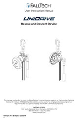 Falltech Unidrive Manuel D'instructions