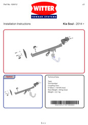 Witter KA41U Instructions D'installation