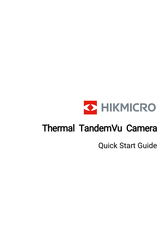 Hikmicro TandemVu Serie Guide De Démarrage Rapide