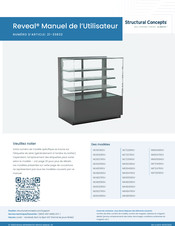 Structural Concepts REVEAL NE7227RSV Manuel De L'utilisateur