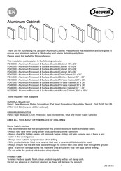 Jacuzzi PD45000 Instructions De Montage