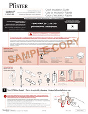 Pfister Ladera F-529-7LRR Guide D'installation Rapide