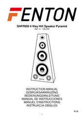 Fenton 100.240 Manuel D'instructions