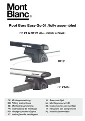 Mont Blanc RF 21 Alu Instructions De Montage