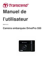 Transcend DrivePro 550 Manuel De L'utilisateur