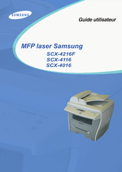 Samsung SCX-4016 Guide D'utilisateur