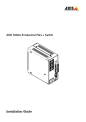 Axis T8504-R Guide D'installation