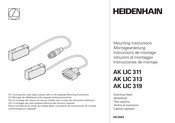 HEIDENHAIN AK LIC 313 Instructions De Montage