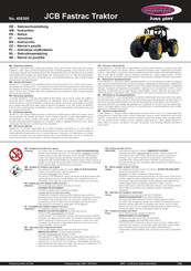 Jamara Germany JCB Fastrac Traktor Notice