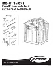 Suncast Everett BMS6512 Instructions D'assemblage