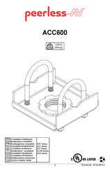 peerless-AV ACC600 Mode D'emploi