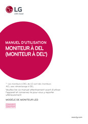 LG 32MA70HY Manuel D'utilisation