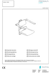 Pressalit Care PLUS R7430 Notice De Montage