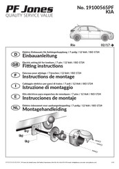 PF Jones 19100565PF Instructions De Montage