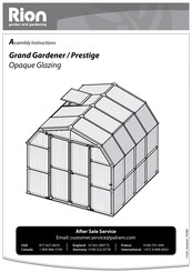 Rion Grand Gardener Serie Instructions De Montage