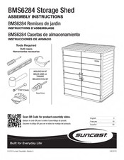 Suncast BMS6284 Instructions D'assemblage