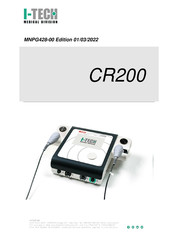 I-Tech CR200 Notice D'utilisation