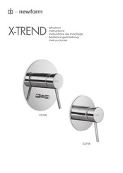 newform X-TREND 2270E Instructions De Montage