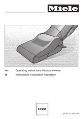 Miele SHCE0 Instructions D'utilisation