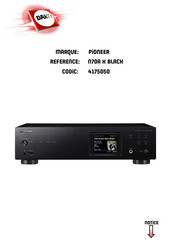 Pioneer N-70A-S Guide Rapide