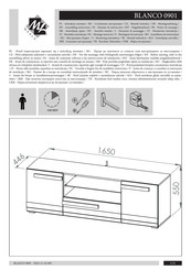 ML MEBLE BLANCO 0901 Notice De Montage