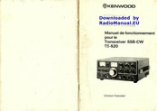 Kenwood TS-520 Manuel De Fonctionnement