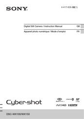 Sony Cyber-shot DSC-WX150 Mode D'emploi