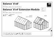 Palram Balance 8x4 Extension Module Mode D'emploi