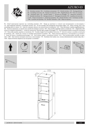 ML MEBLE AZURO 03 Notice De Montage